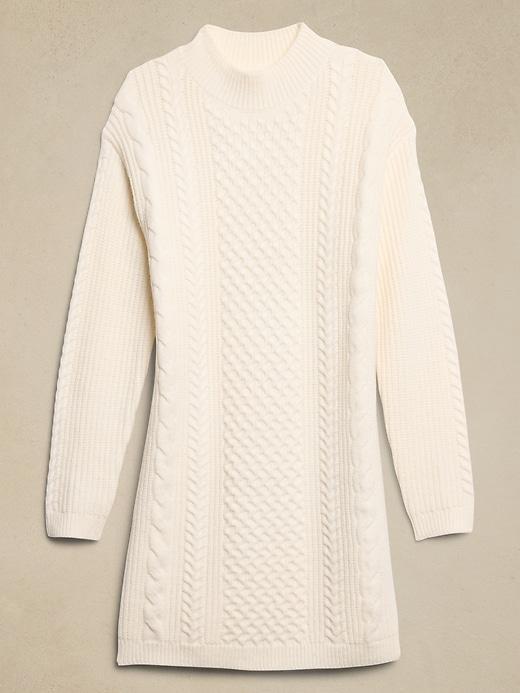 Cable Mini Sweater Dress Product Image