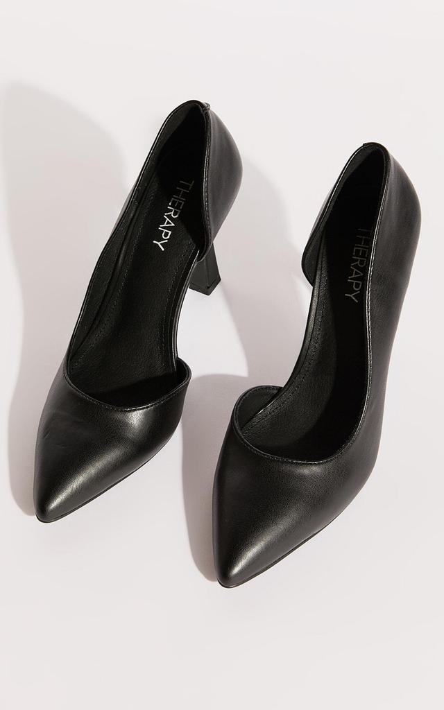 Therapy Shoes - Temptress Heels in Black PU Product Image