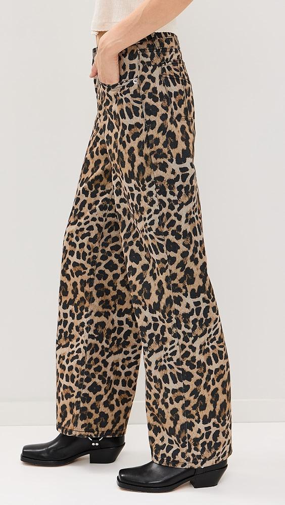 Ragged Priest Leopard Wash Release Jeans | Shopbop Product Image