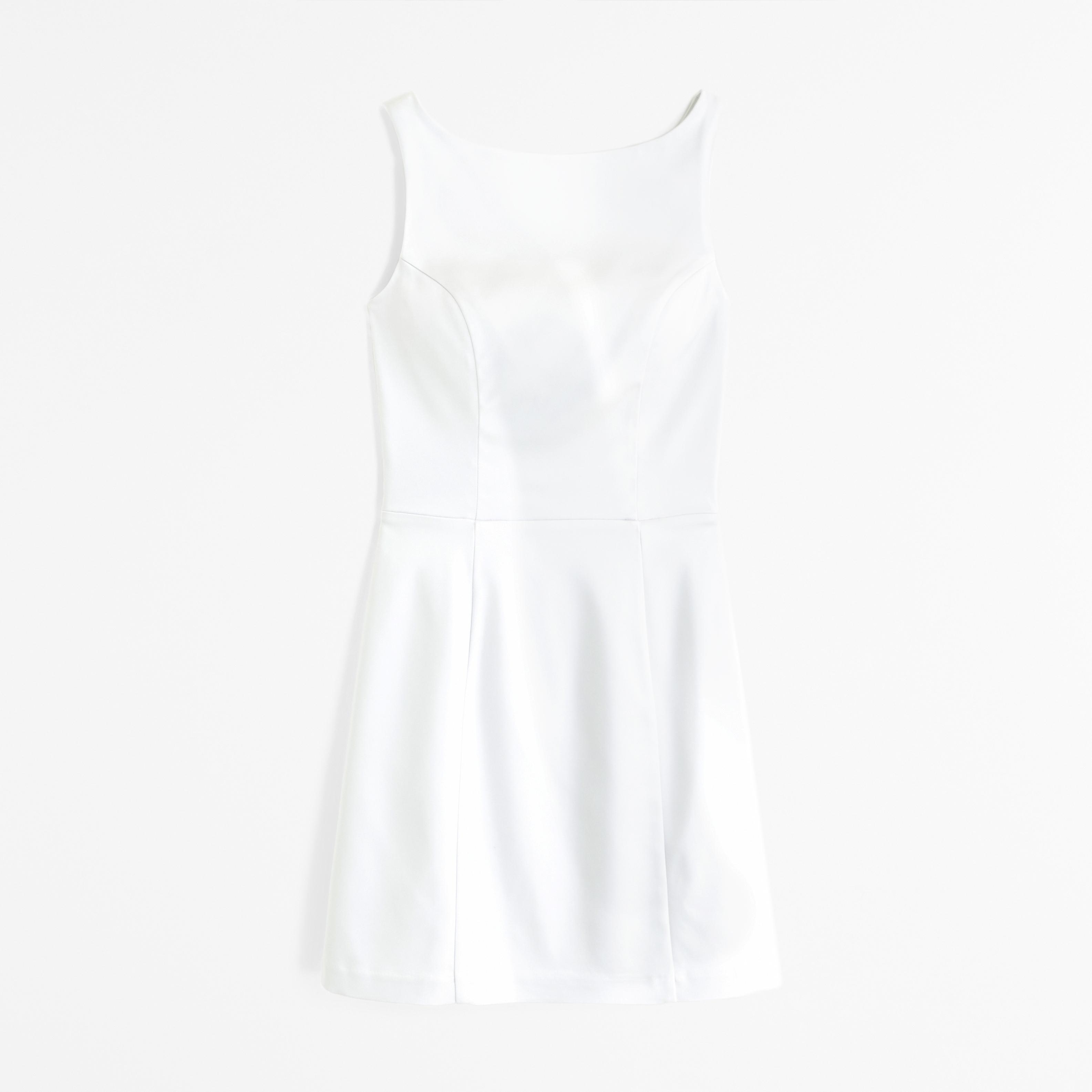 Slash Neck Mini Dress Product Image