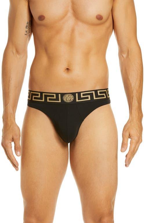 Mens Logo Thong Briefs Product Image