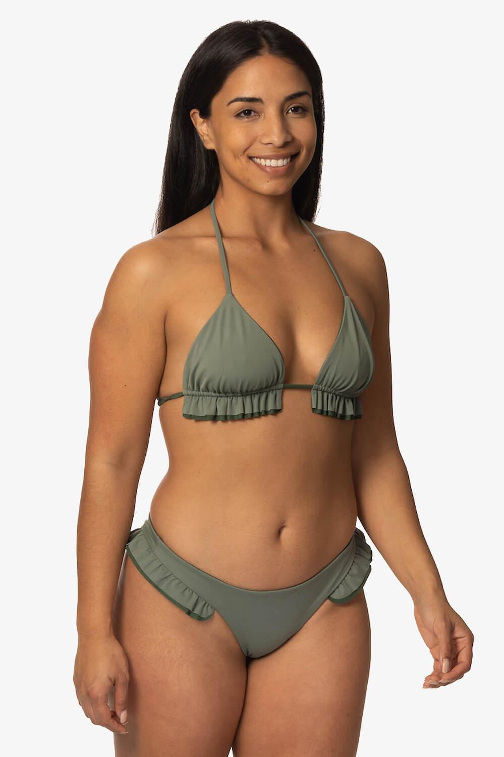 Swamis Bikini Bottom - Eucalyptus Female Product Image