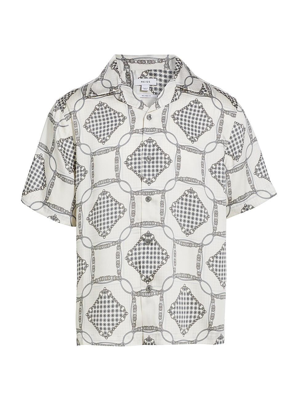 Mens Lumia Abstract Camp Shirt Product Image