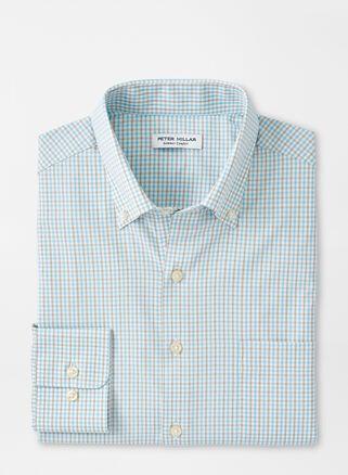 Peter Millar Chelan Check Performance Button-Down Shirt Product Image