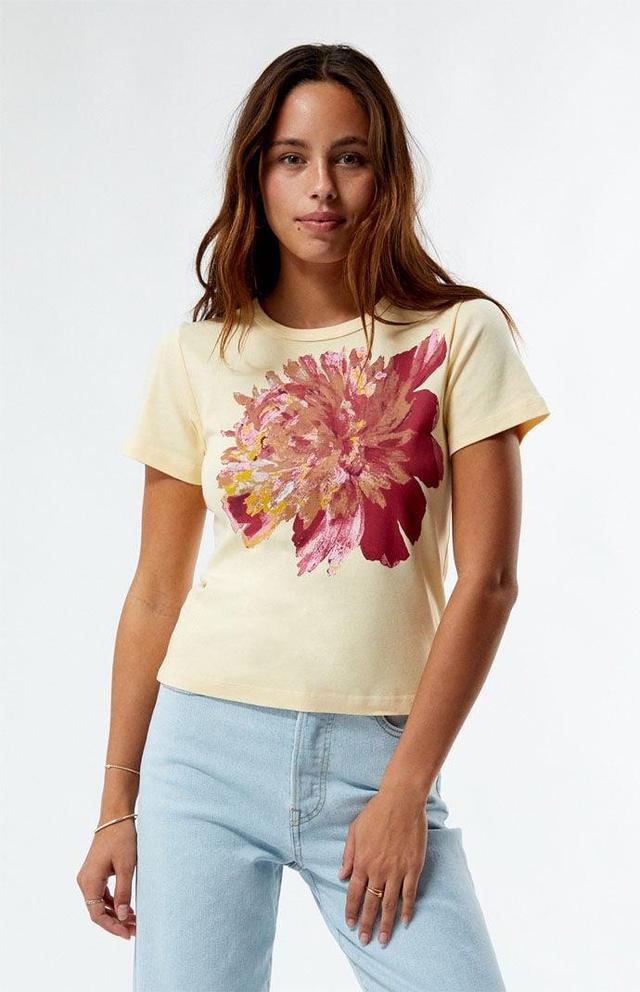 Women's Floral Motif Skimmer T-Shirt Product Image