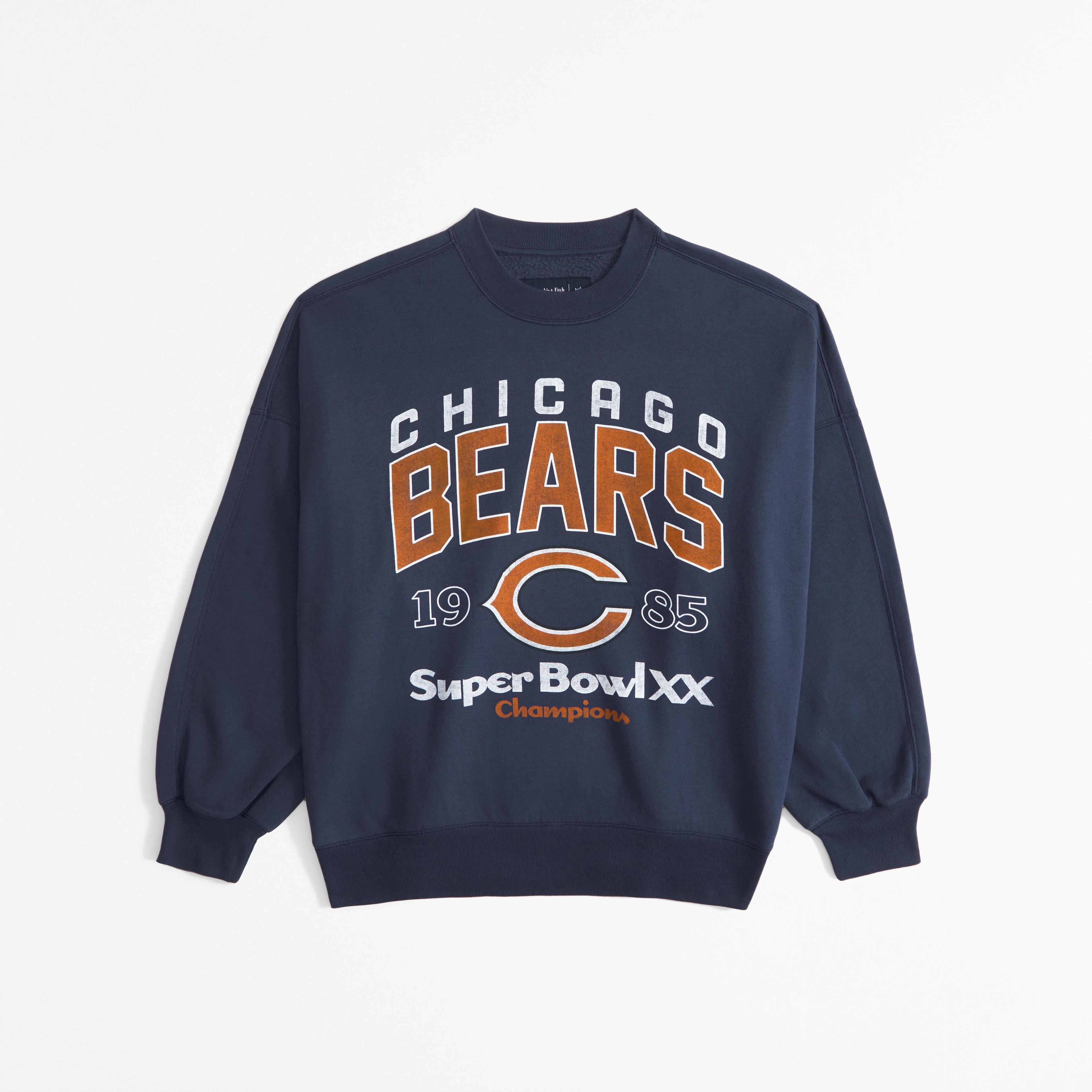 Chicago Bears Graphic Oversized Sunday Crew Product Image