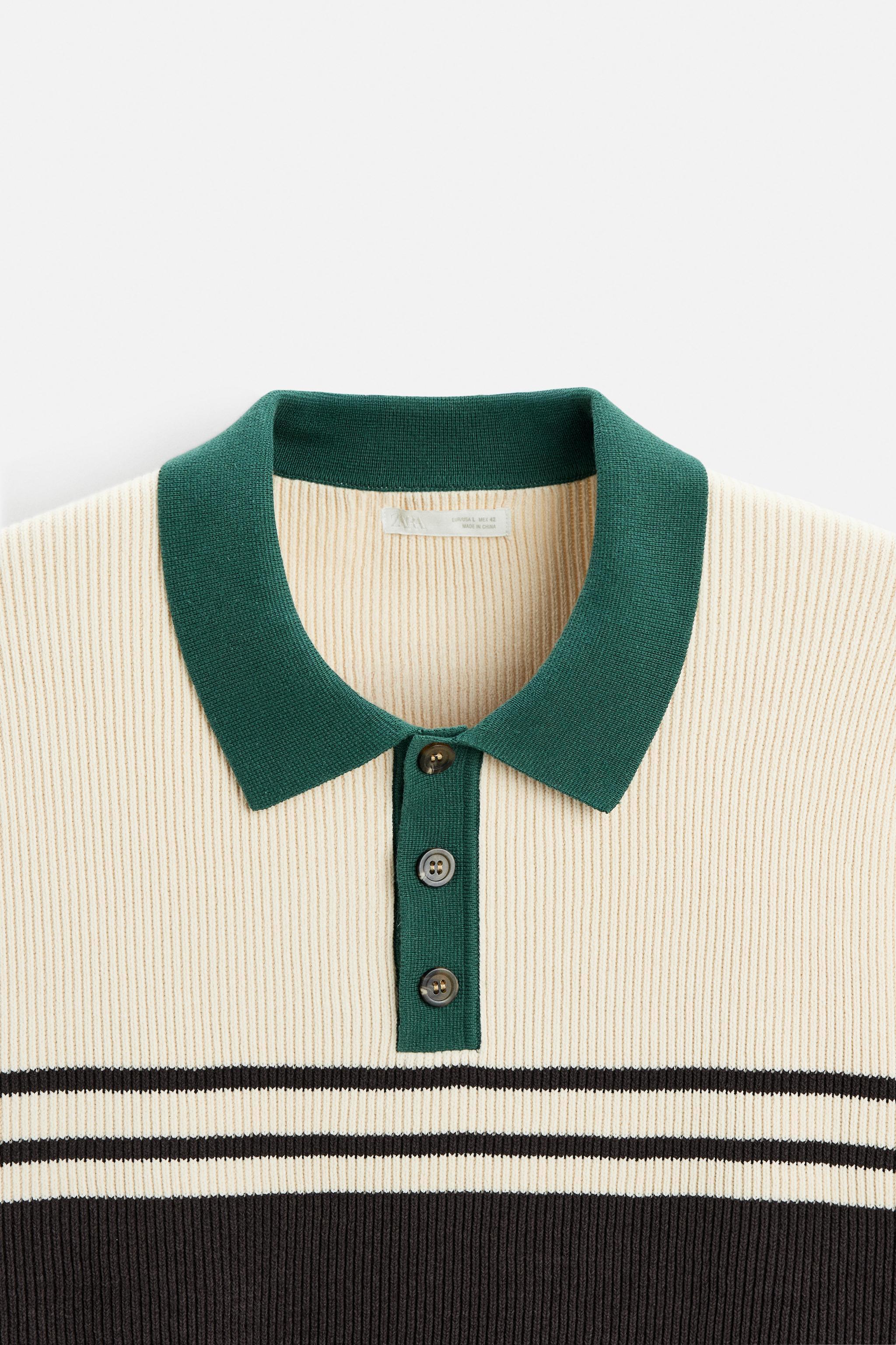 TEXTURED KNIT POLO SHIRT Product Image