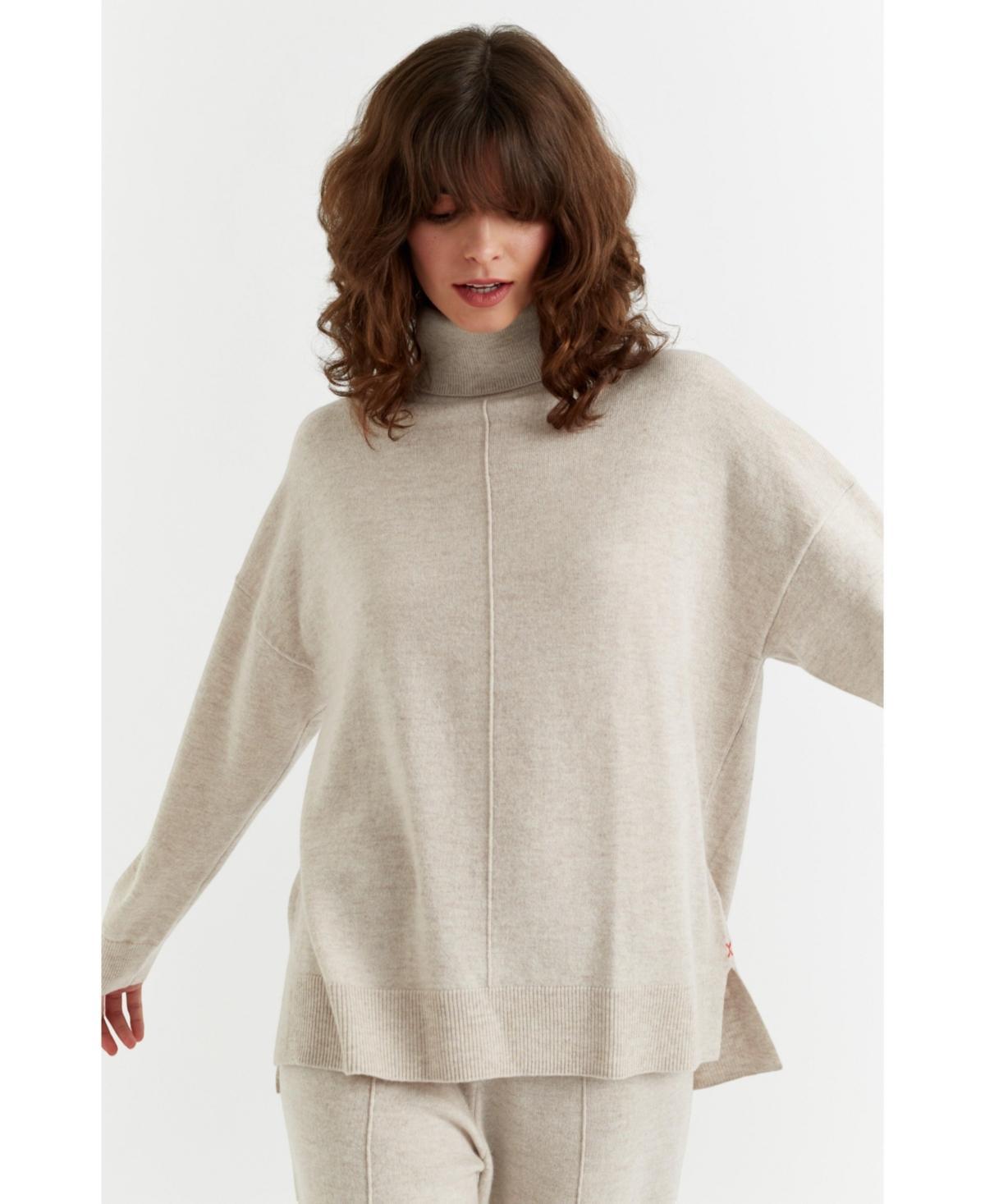 Chinti and Parker Womens Chinti & Parker Wool-Cashmere Rollneck Sweater product image