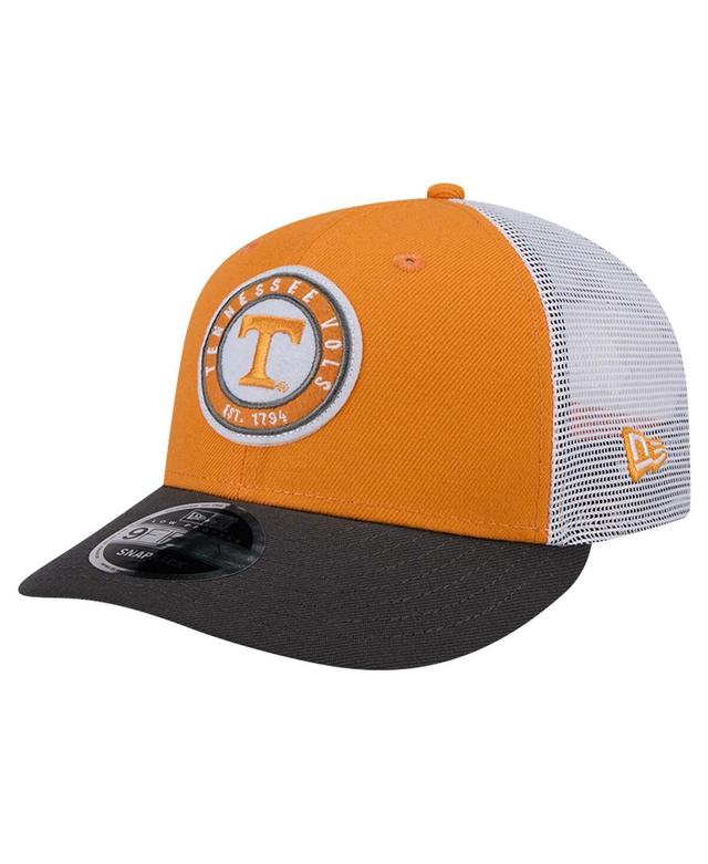 Mens New Era Tennessee Tennessee Volunteers Throwback Circle Patch 9FIFTY Trucker Snapback Hat Product Image