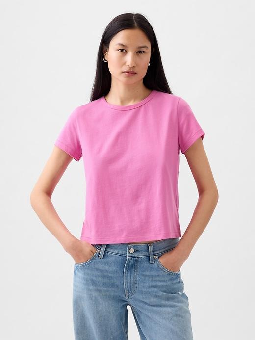 Organic Cotton Vintage Shrunken T-Shirt Product Image