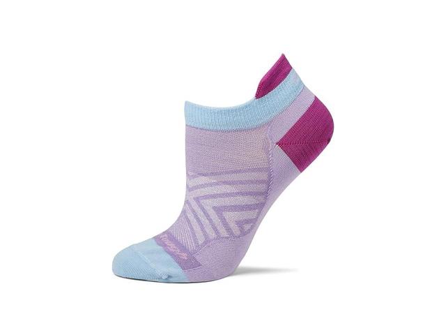 Darn Tough Vermont Run No Show Tab Ultra-Lightweight (Lavender) Women's Crew Cut Socks Shoes Product Image