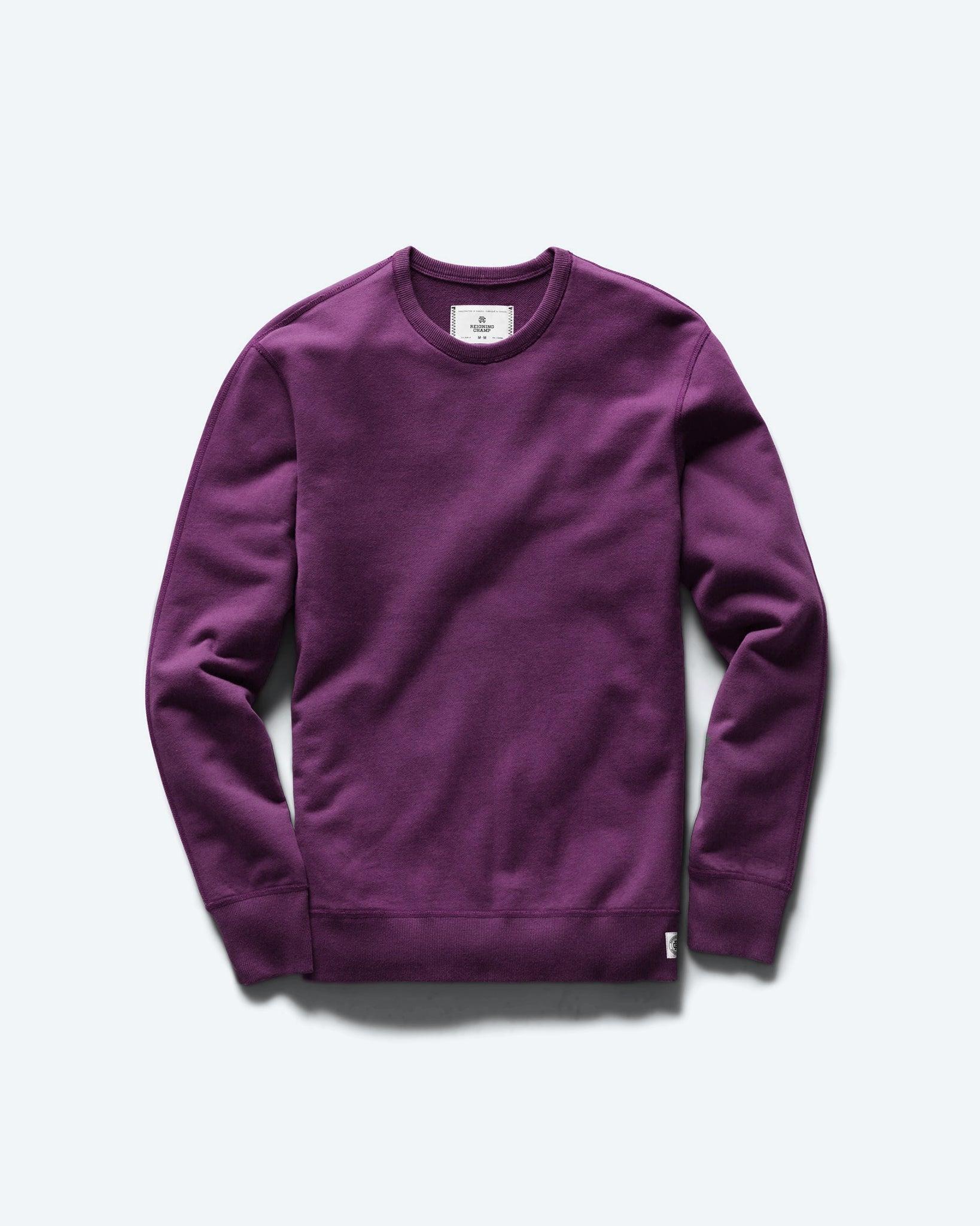 Midweight Terry Slim Crewneck Male Product Image