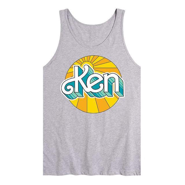 Mens Barbie Ken Sunburst Tank Top Med Grey Product Image