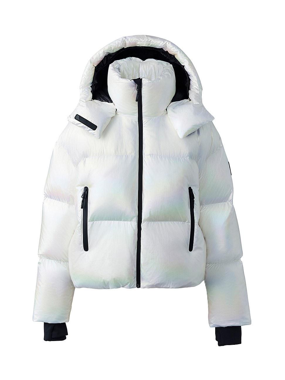 Womens Tessy Quilted Hooded Down Jacket Product Image