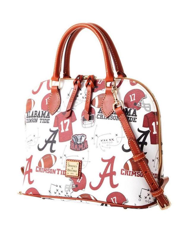 Womens Dooney & Bourke Alabama Crimson Tide Game Day Zip Zip Satchel Product Image