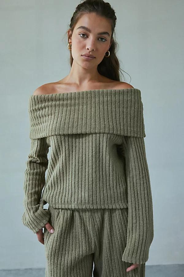 Out From Under Melody Foldover Off-The-Shoulder Top Womens at Urban Outfitters product image