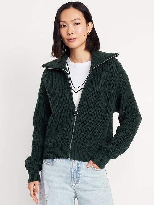 Full-Zip Cardigan Product Image