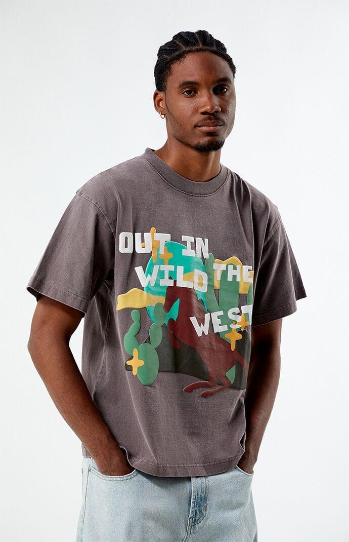 Mens Wild West Puff Oversized T-Shirt Product Image