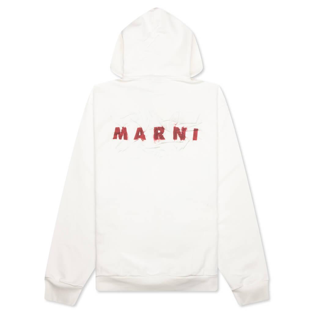 Logo Hoodie - Natural White Male Product Image