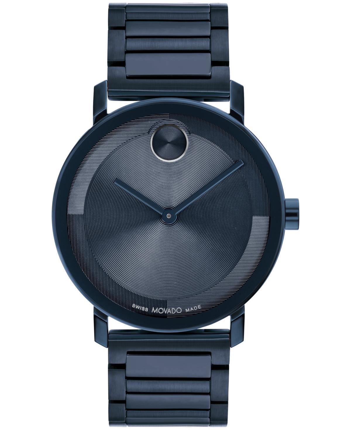 Men's Movado BoldÂ® Evolution Black IP Strap Watch with Textured Tonal Black Dial (Model: 3601123) Product Image