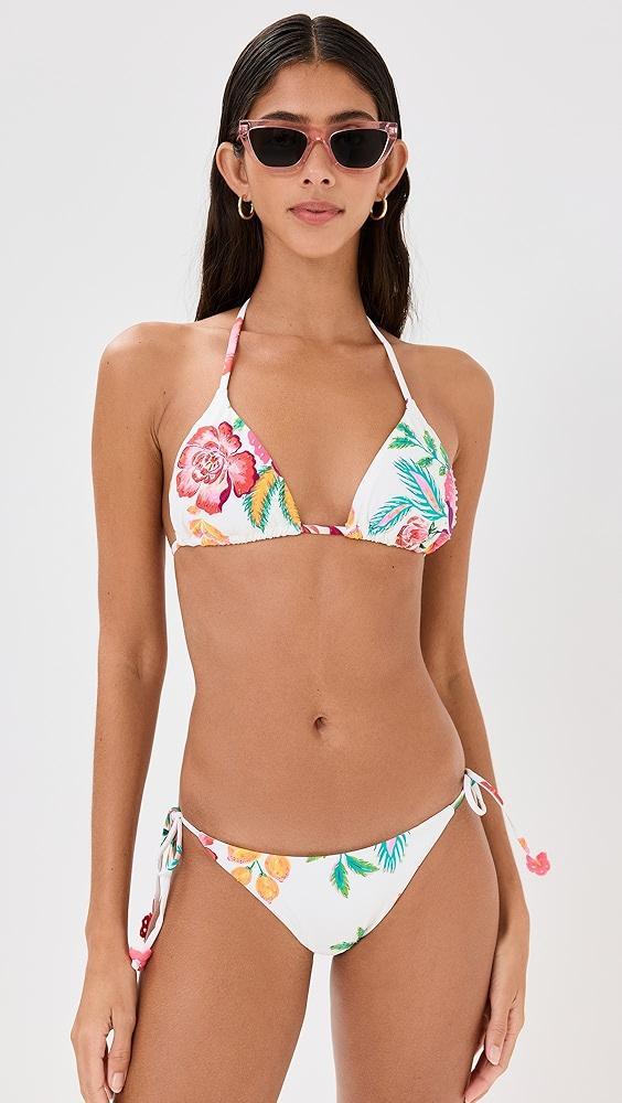 PQ Swim Embroidered Tri Top | Shopbop Product Image