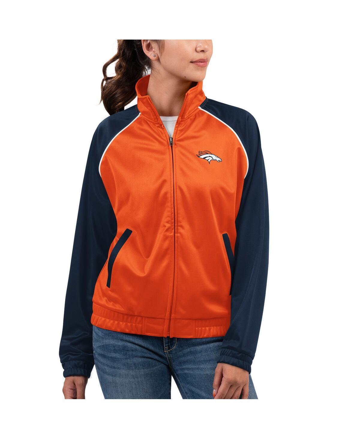 Womens G-iii 4Her by Carl Banks Orange Denver Broncos Showup Fashion Dolman Full-Zip Track Jacket Product Image