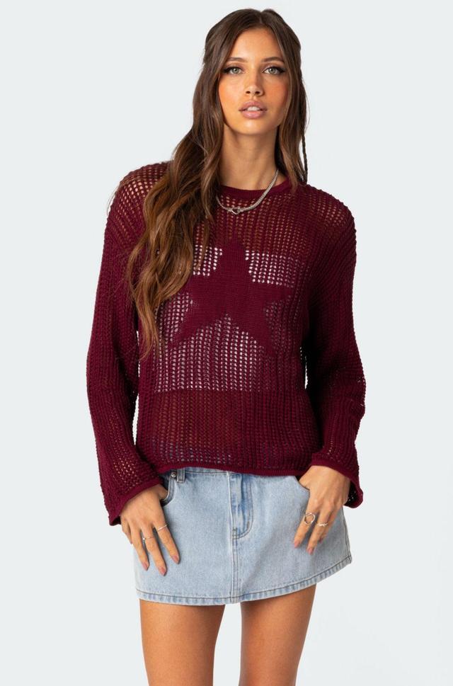 Seeing Stars Oversized Sweater Product Image