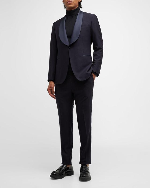 Mens Wool-Cashmere Shawl Suit Product Image