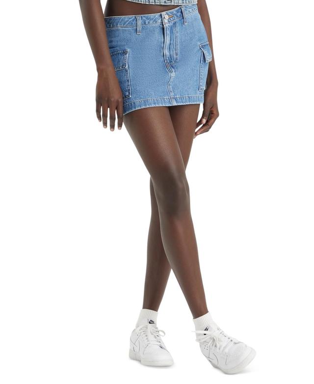 Levis Womens Cotton 94 Cargo Mini Skirt Product Image