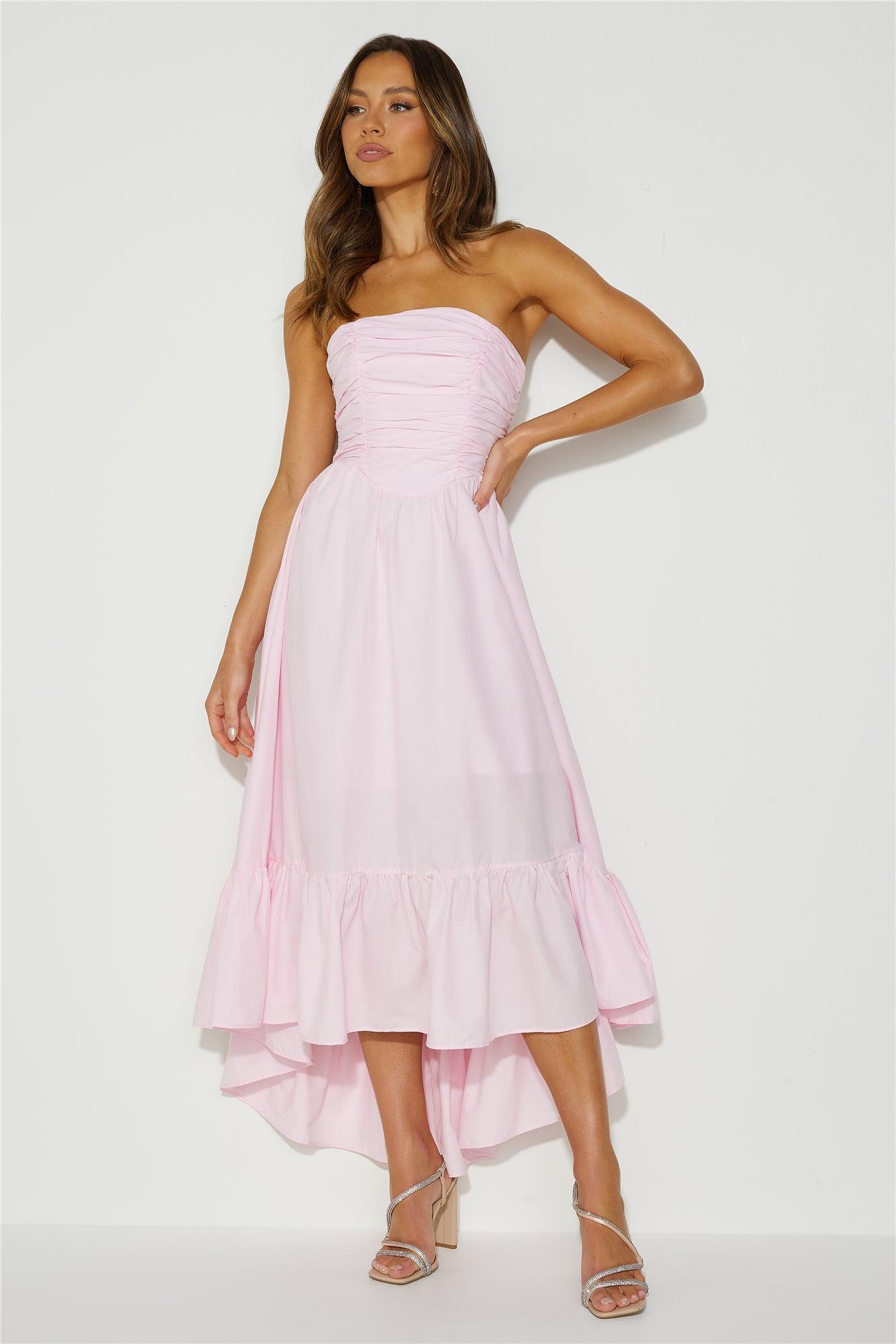 Style Anywhere Midi Dress Pink Product Image