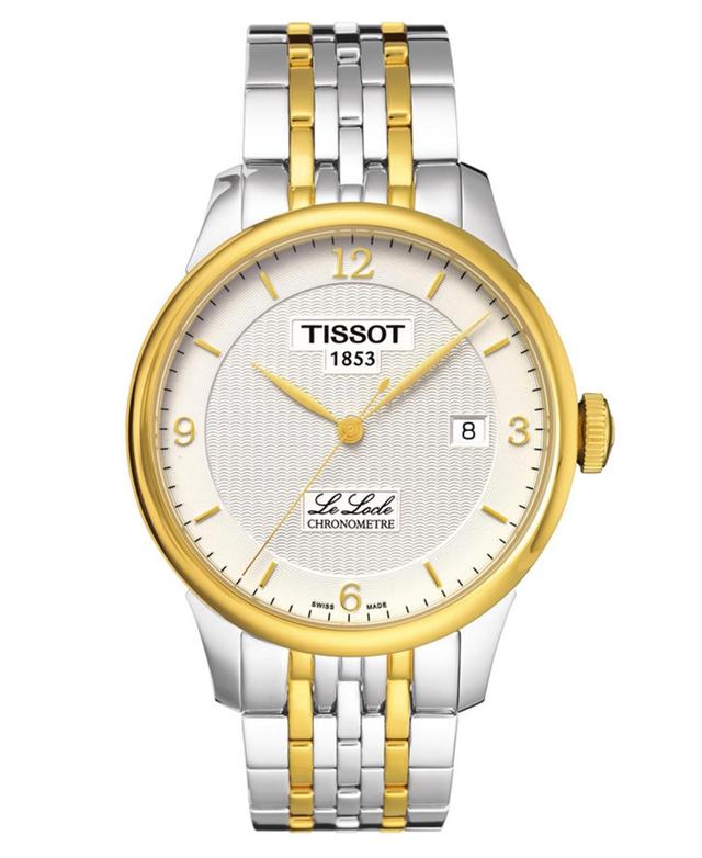 Tissot Womens Swiss Automatic Le Locle Cosc Two-Tone Stainless Steel Bracelet Watch 39mm Product Image