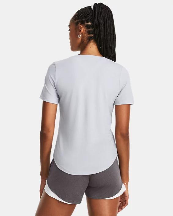 Women's UA Breezy Jersey Collegiate V-Neck T-Shirt Product Image