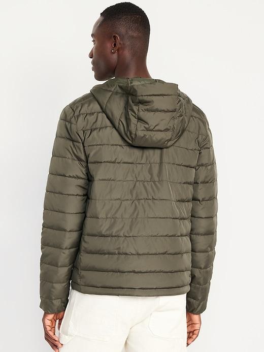 Water-Resistant Narrow-Channel Puffer Jacket Product Image