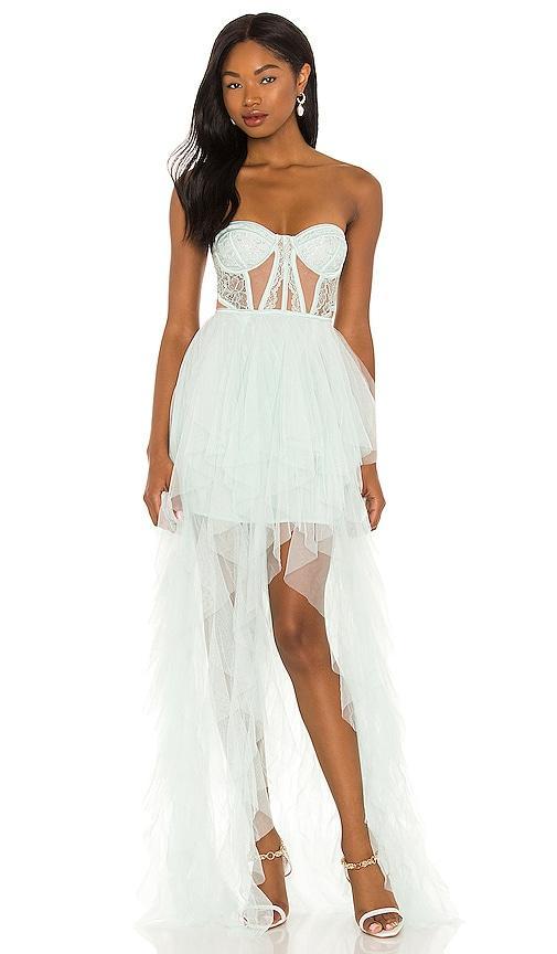 X REVOLVE Bustier Hi Low Gown Product Image