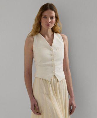 Lauren Ralph Lauren Womens Cotton Canvas Vest Product Image