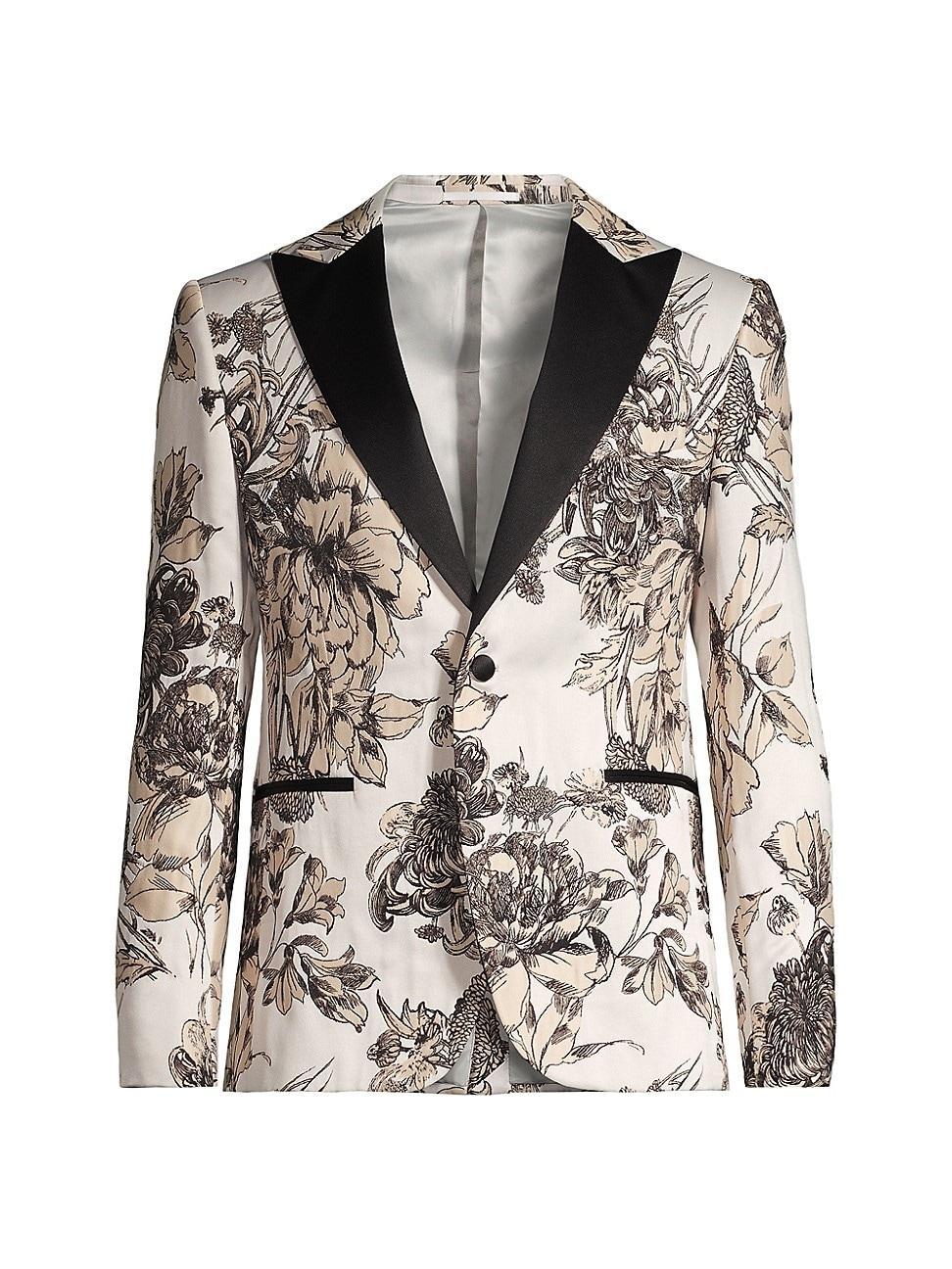 Mens Floral Dinner Jacket Product Image