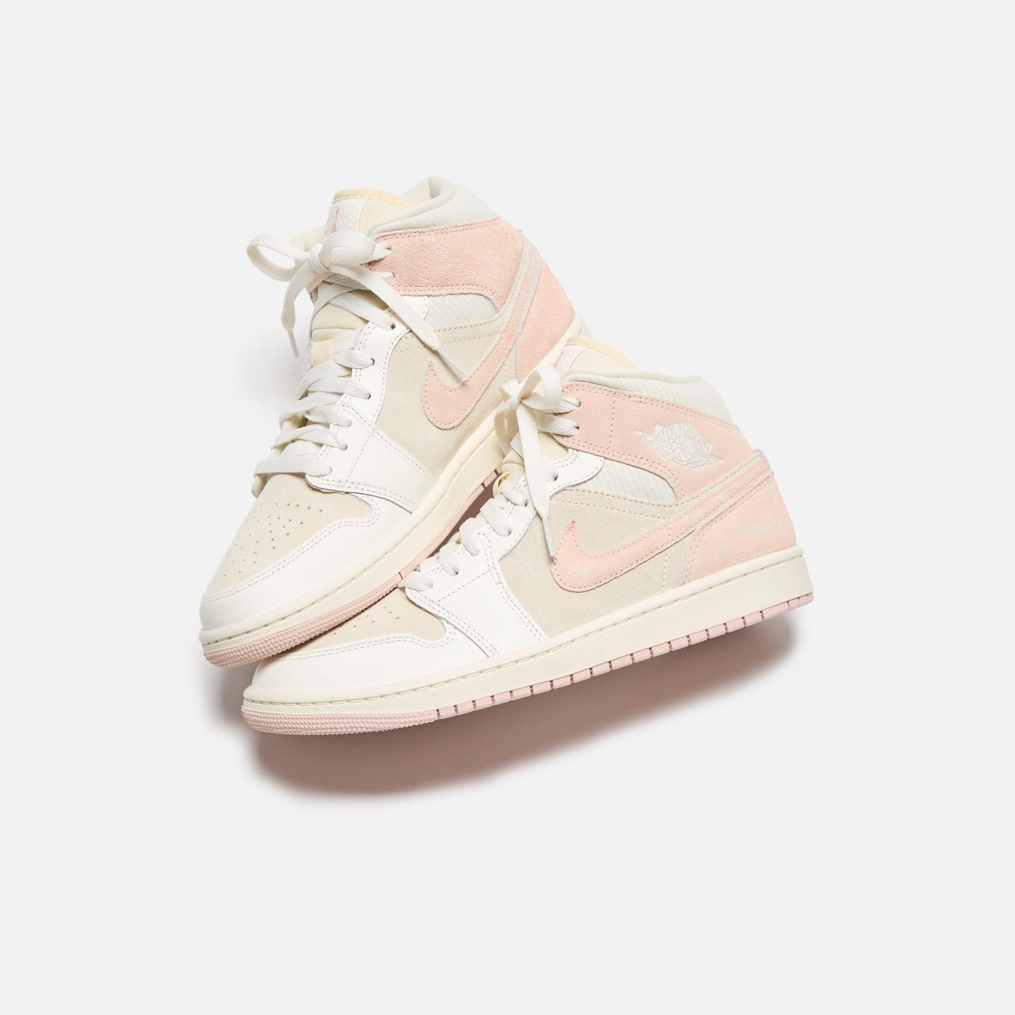 Jordan WMNS Air Jordan 1 Mid SE - Coconut Milk / Legend Female Product Image