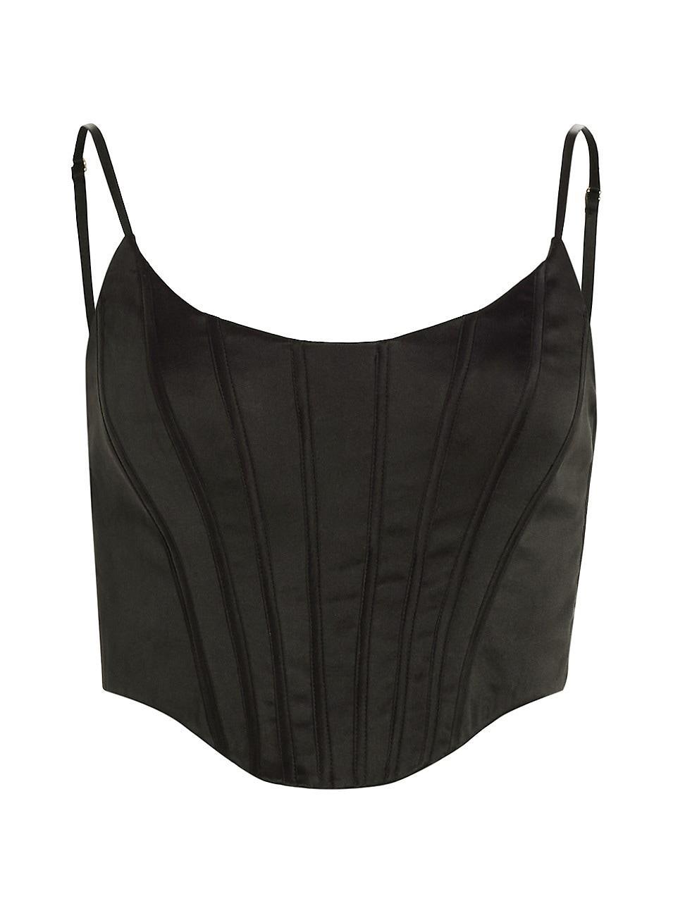 Womens Silk Corset Top Product Image