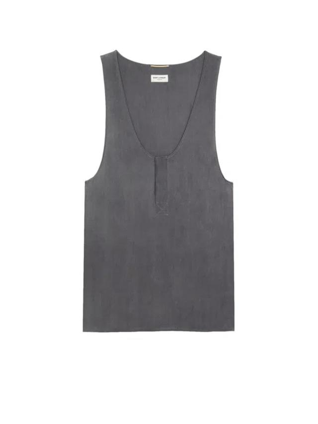 SAINT LAURENT Henley In Black Product Image