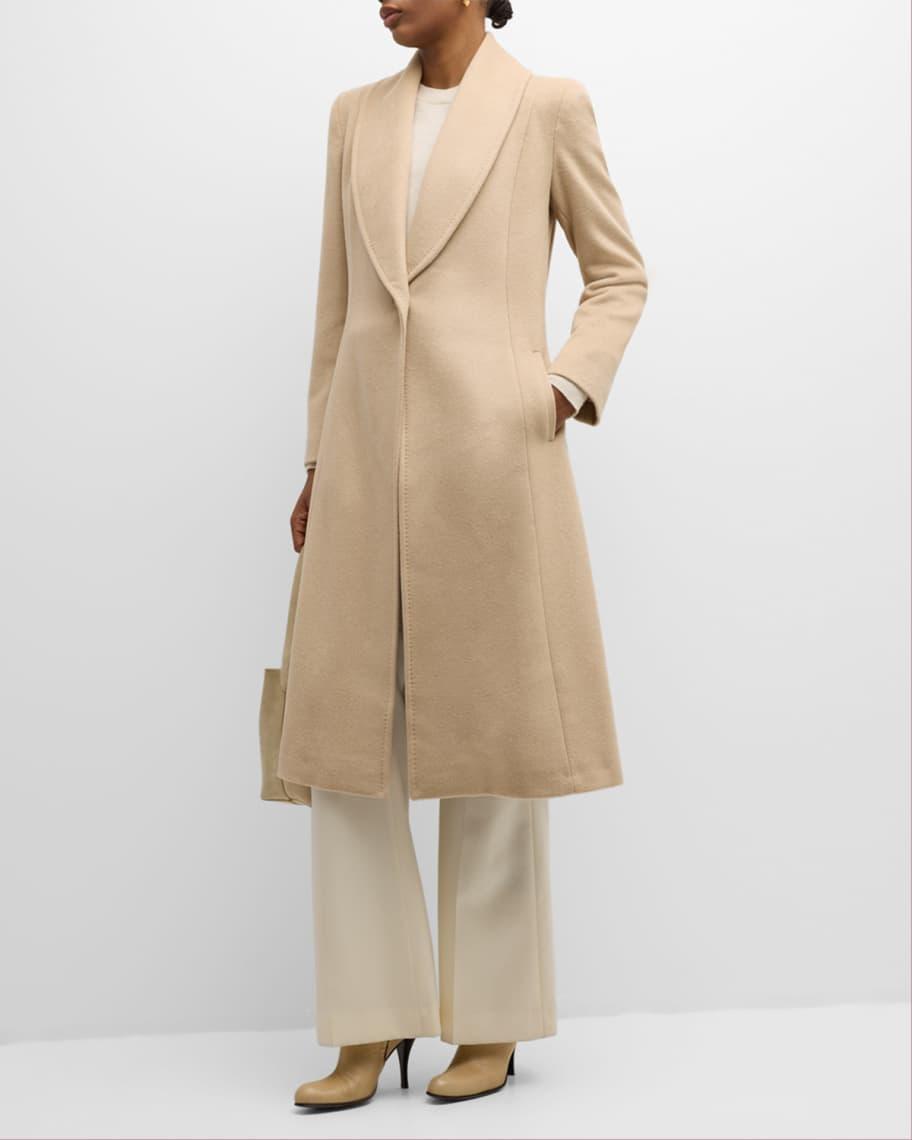 Shawl-Collar Camel Hair Princess Coat  product image