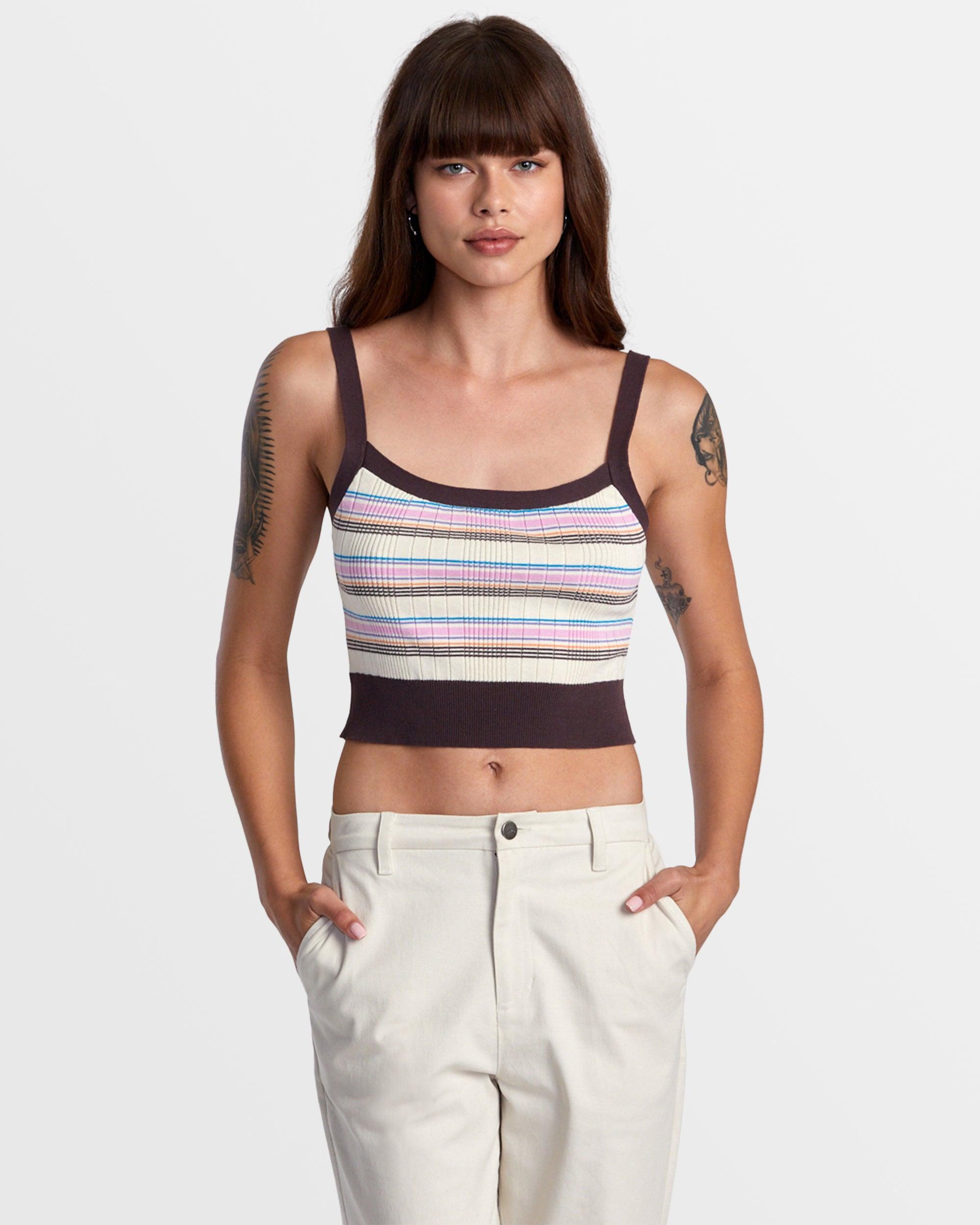 Tatum Sweater Tank Top - New Plum Product Image