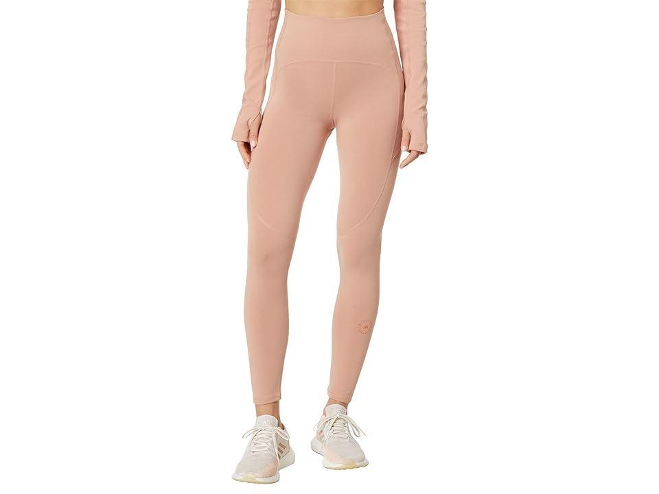 adidas by Stella McCartney TrueStrength Yoga 7/8 Tights HR2195 (Soft Almond) Women's Casual Pants Product Image