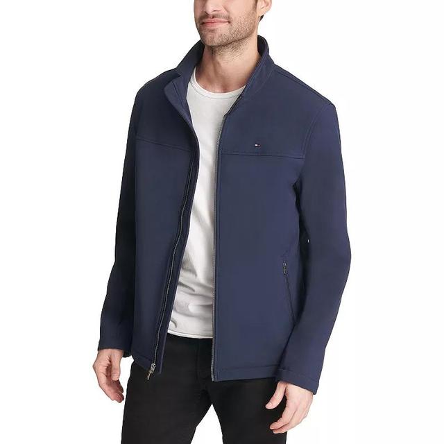 Mens Tommy Hilfiger Stand Collar Softshell Jacket Product Image