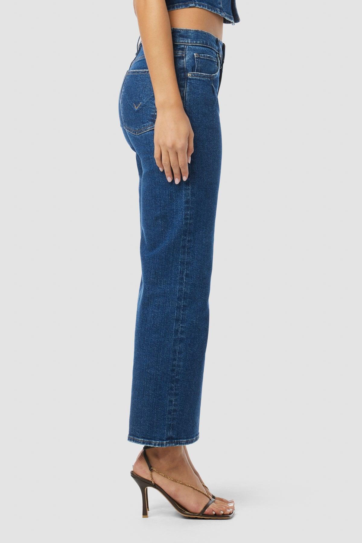 Rosie Pleated High-Rise Wide Leg Jean Female Product Image