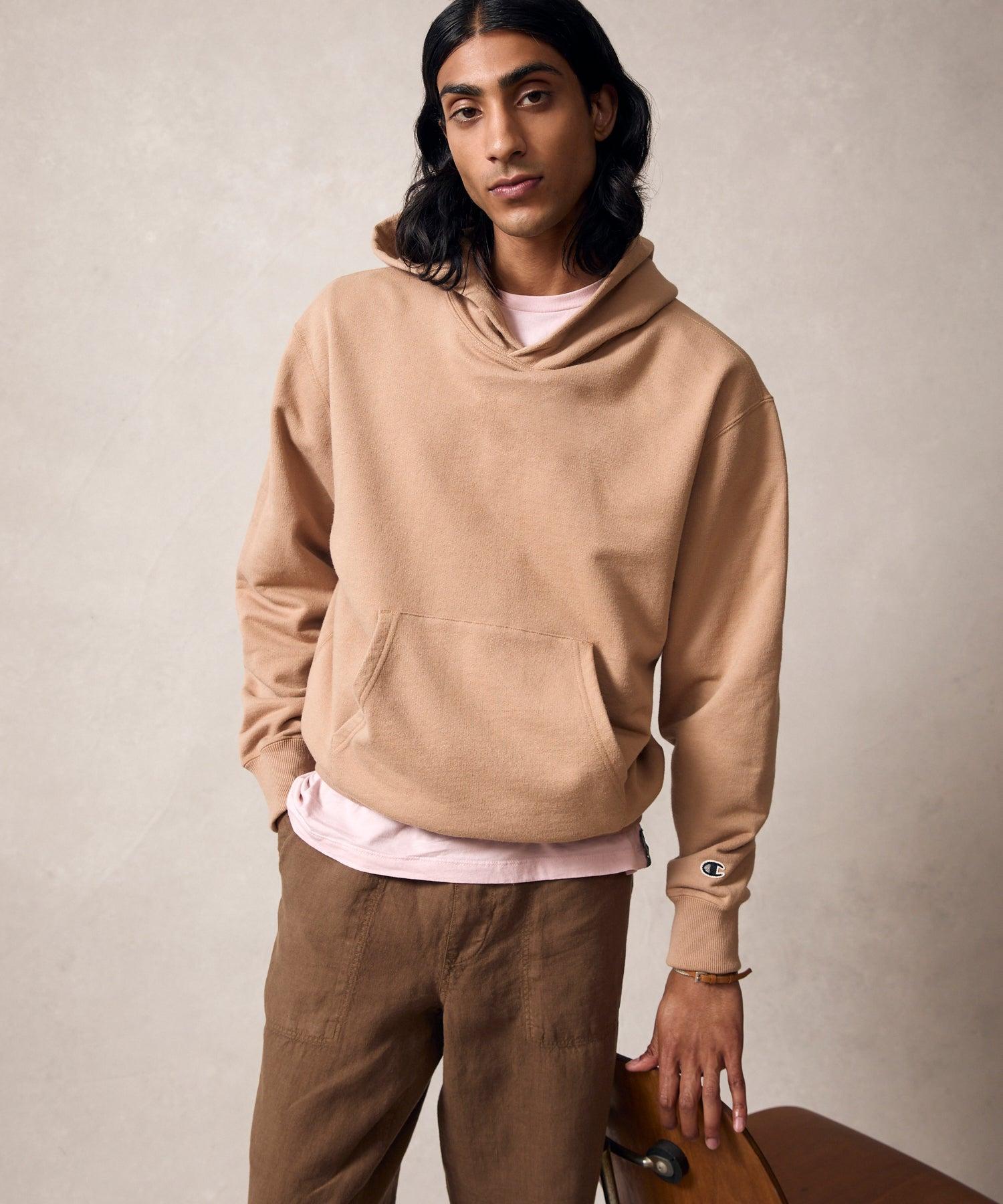 Champion Canadian Fleece Relaxed Hoodie in Camel Product Image