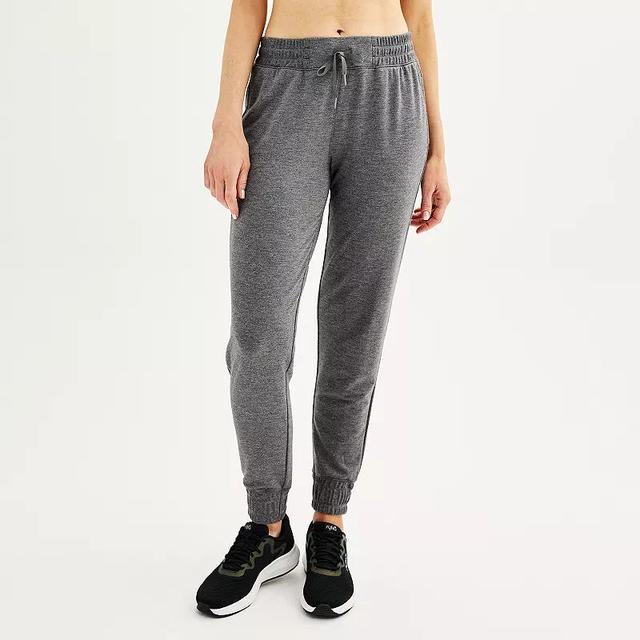 Womens Tek Gear French Terry Joggers Grey Gray Product Image