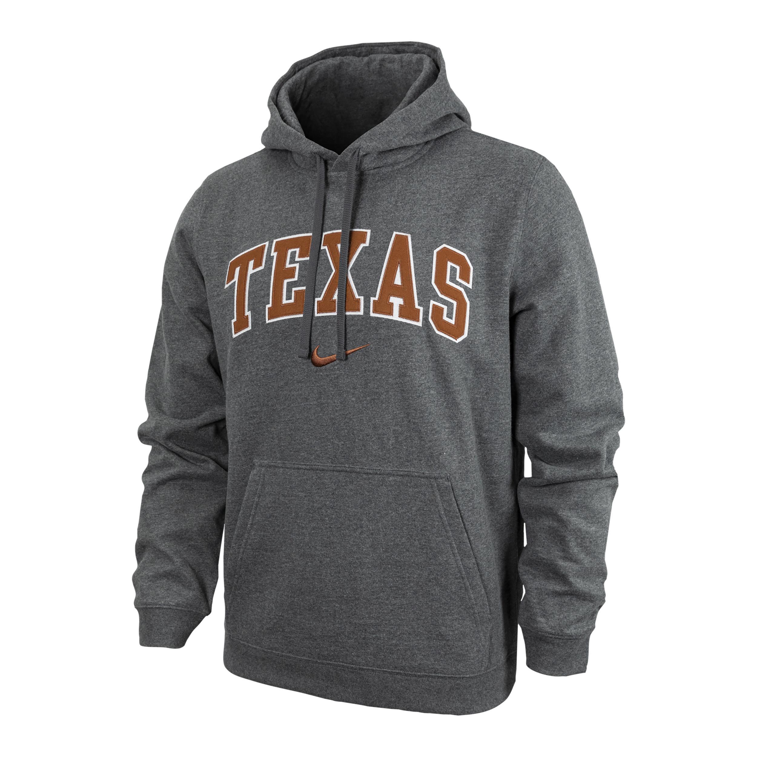 Texas Club Fleece Nike Mens College Hoodie Product Image