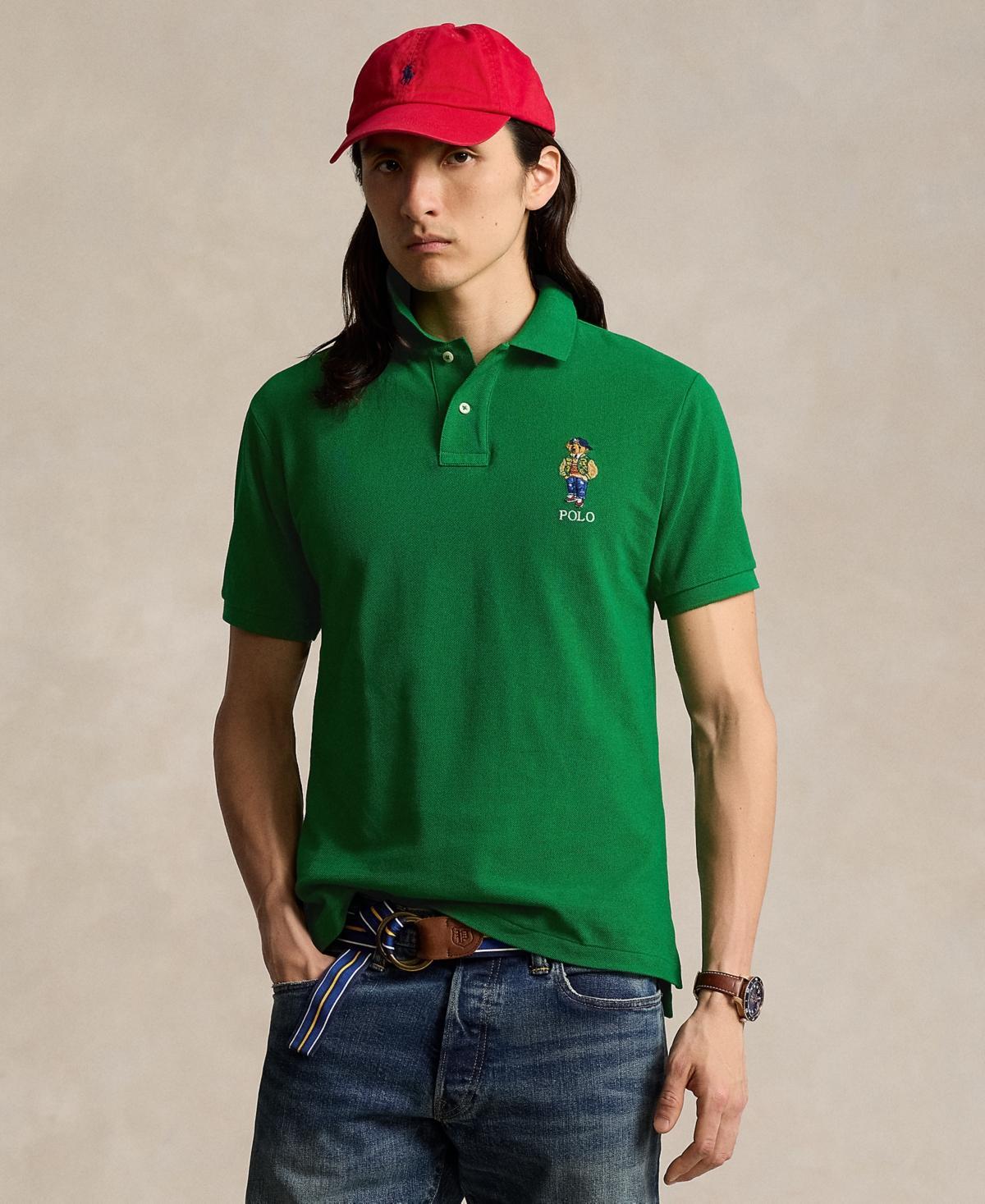 Polo Ralph Lauren Mens Big & Tall Polo Bear Mesh Polo Shirt Product Image