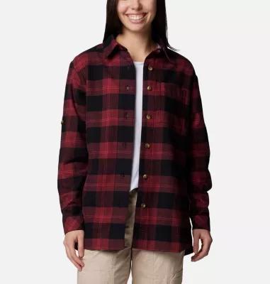 Columbia Women's Holly Hideaway Flannel Shirt- Product Image