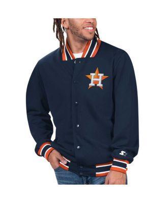 Mens Starter Royal Houston Astros Secret Weapon Satin Full-Snap Jacket Product Image